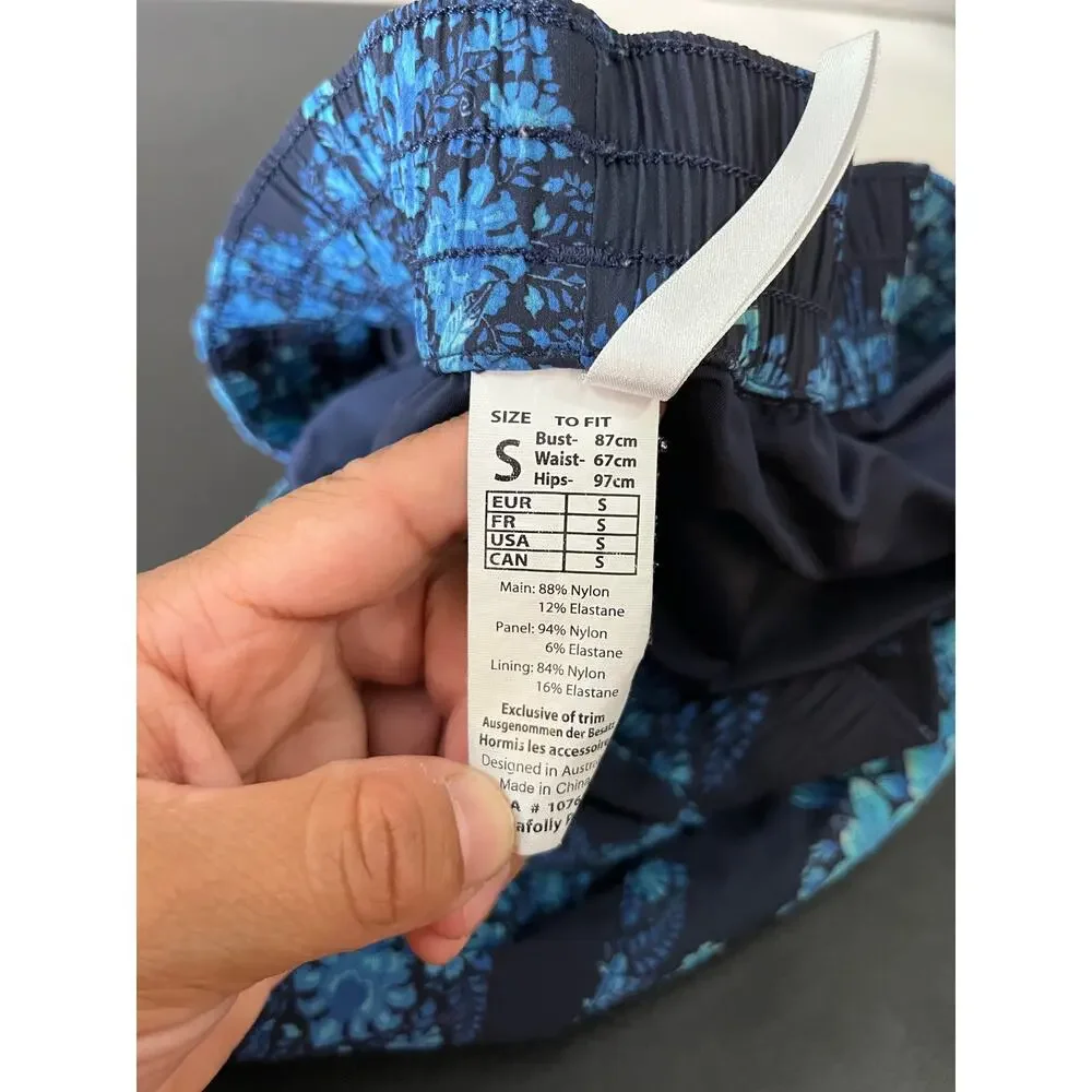 Seafolly blue floral